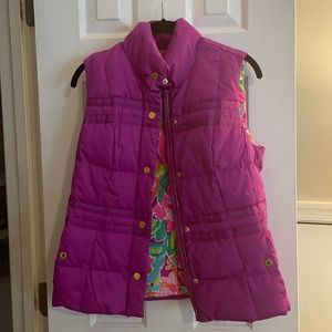 Purple Lilly Pulitzer Vest (size small)